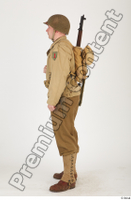  U.S.Army uniform World War II. ver.2 army poses with gun soldier standing whole body 0003.jpg